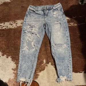 american eagle mom jeans nwot 00xshort